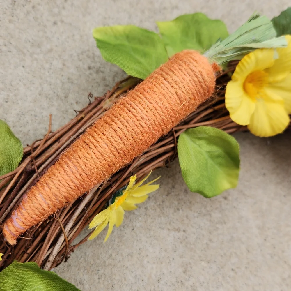 Easter Bunny Egg Shaped Wreath